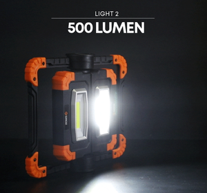 GROZ LED-385 Folding Twin Head <b>Work</b> <b>Light</b> with High Performance Cordless/Battery Power for Aerospace Applications - Product Image 4