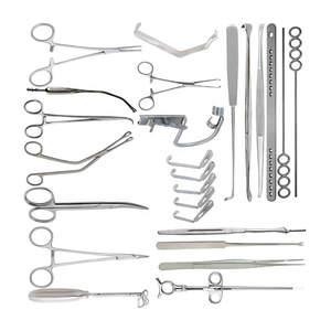 ชุดเครื่องมือผ่าตัดต่อมทอนซิลคุณภาพสูงแบบใช้มือประกอบ 27 ชิ้น ผลิตจากเหล็กกล้าไร้สนิมคุณภาพเยี่ยม สำหรับการผ่าตัดทางหู คอ จมูก - Product Image 6