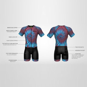 Combinaison de triathlon légère et aérodynamique, offrant un design premium pour des performances optimales - Product Image 6