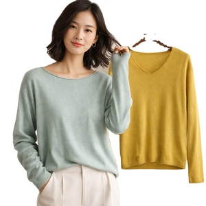 Pull-over décontracté d'hiver unisexe en maille de marque de créateur, style polo, anti-boulochage, toucher doux, vente en gros personnalisée - Product Image 1