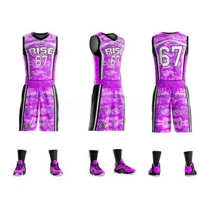 Nuevo Diseño de Uniforme de Baloncesto Personalizado, Jersey y Pantalones Cortos de Malla Retro con Logotipo Estampado por Transferencia de Calor - Product Image 2