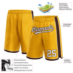 <b>Customized</b> Sports Team Shorts 100% Polyester Mesh Sublimated Club Name Training Basketball Athletic Shorts for Teamwear - Product Image 5