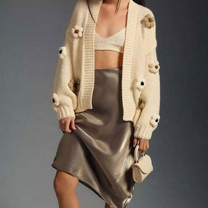 Cárdigan de Mujer, Tejido Suave, Estilo Casual con Botones, para Uso Diario, Moda de Invierno, EN OFERTA - Product Image 1