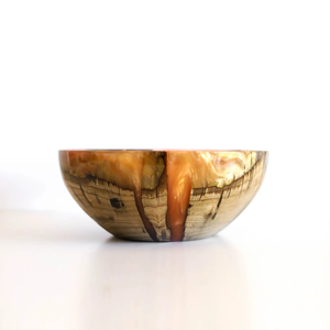 Premium Wooden & Epoxy Resin Serving Bowl For Hotel Restaurant Dessert <b>Salad</b> <b>Server</b> & Decorative Bowl - Product Image 4
