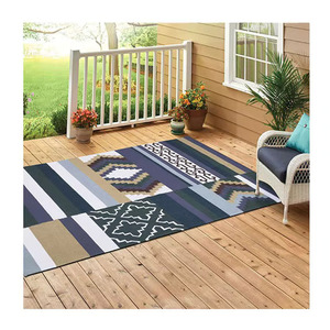 Véritable tapis de sol tissé brodé à la main du fabricant 100% nouveaux ensembles de tapis de zone tendance coton le plus vendu - Product Image 1