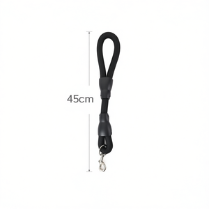 Yommy Pet <b>Leash</b> 45cm Black With Metal Clamp For <b>Dogs</b> - Product Image 3