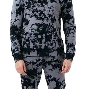 High Quality Men Winter Tracksuit <b>Sets</b> Sports Custom <b>Tie</b> <b>Dye</b> Wash Activewear 100% Cotton 2 Piece <b>Set</b> Wholesale Price - Product Image 5