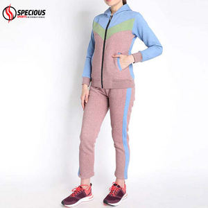 Survêtement d'hiver décontracté pour femme, entièrement personnalisé avec impression de logo, 100% coton, fermeture à cordon, nouvelle arrivée tendance - Product Image 5