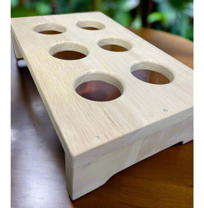 Wooden <b>Egg</b> Holder Rack Handmade Solid Wood <b>Egg</b> Organizer for Home Decor and Storage for Farm Kitchen and Market Use - Product Image 5