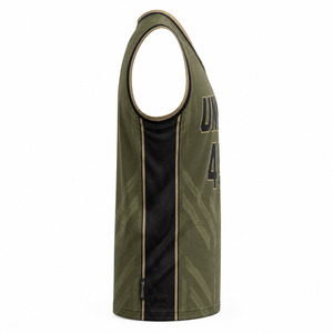 Camiseta de Baloncesto TALON para Hombre, Modelo UNIT 45, Cuello en V, Sin Mangas, Absorbe la Humedad, Sublimada, para Adultos, Todas las Temporadas - Product Image 4