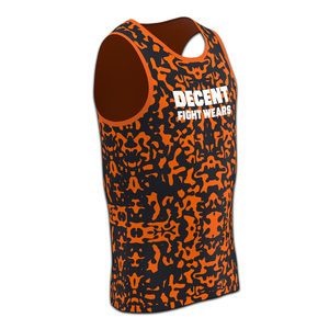 Singlet de Boxeo Negro Dorado con Gestión de Humedad Mejorada, Inserciones de Malla Transpirable y Reforzado - Product Image 3