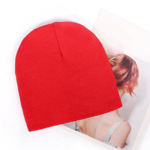 Custom 3D Embroidery 100% Acrylic Knit Beanie Solid Color Warm <b>Winter</b> <b>Hat</b> Unisex Soft Stretch for Men Women Wholesale - Product Image 5