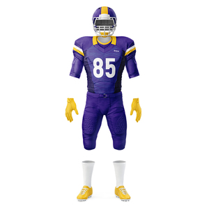 Uniforme de Fútbol Americano Personalizado, 100% Poliéster, Impresión por Sublimación, Ropa de Equipo de Alto Rendimiento, Nombre del Jugador Personalizado Plus - Product Image 5