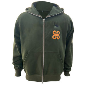Sudadera con capucha moderna con cremallera completa, cómoda y de estilo urbano para hombres, mujeres y adolescentes. - Product Image 1