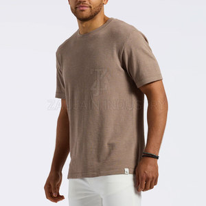 Chemise à manches longues décontractée en coton mélangé de qualité supérieure pour homme, tricot gaufré, matière respirante, tenue quotidienne confortable - Product Image 3