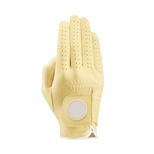 Guantes de Golf de Piel de Cabretta Hechos a Mano, Personalizados OEM, Ligeros, Antideslizantes, con Cierre de Velcro, Unisex, Marca Privada, Venta al Por Mayor - Product Image 4