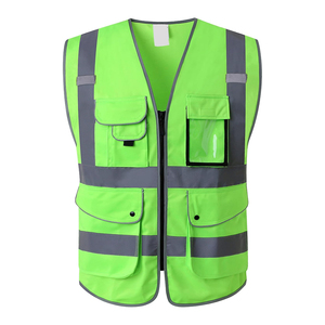 Custom Logo Workwear <b>Uniforms</b> Safety Vest Lightweight Reflective <b>Construction</b> Safety Vest Premium Manufacturer - Product Image 3