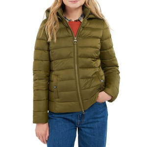 Women Long Sleeve Knitted Hooded Thick Puffer <b>Jacket</b> <b>Winter</b> Waterproof Breathable Outdoor Customizable Front Logo OEM Suuply - Product Image 1
