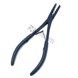 Pinza para Extensiones de Cabello RMI, Diseño Personalizado Disponible, Punta de Plasma Negra y Pinza con Empuñadura Negra - Product Image 3