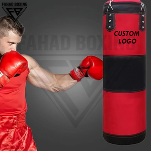 Sacs de frappe en cuir véritable, meilleur matériau à prix raisonnable, sacs de frappe lourds en PU entièrement personnalisables avec remplissage de sable - Product Image 3