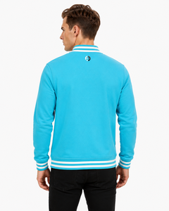 Mens varsity jacket <b>crafted</b> with premium fabric offering stylish warmth durable comfort and a timeless sporty everyday fashion - Product Image 3
