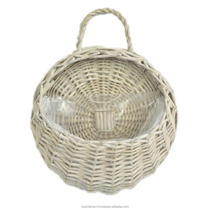 Maceta de ratán polivinílico de plástico duradero de diseño moderno para jardín, decoración del hogar, guardería o centro comercial, uso para hoteles - Product Image 1