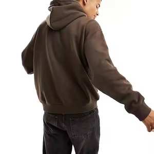 Sweat-shirts et pulls à capuche pour hommes de haute qualité OEM, logo imprimé, 100% coton, coton uni, pulls à capuche surdimensionnés pour hommes - Product Image 5