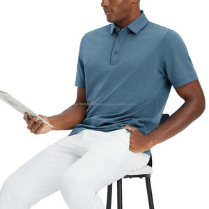 Polo de última moda para hombre, transpirable, de secado rápido, antiarrugas, antibolitas, antiencogimiento, ecológico. - Product Image 3