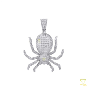 Colgante de Araña Premium con Diamantes Cultivados en Laboratorio y Estilo de Joyería Urbana - Product Image 2