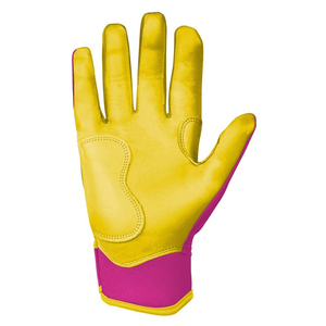 Gants de frappeur de baseball en cuir Cabretta 100 % haute qualité du fabricant, à manchette courte personnalisée, respirants, pour le sport - Product Image 3
