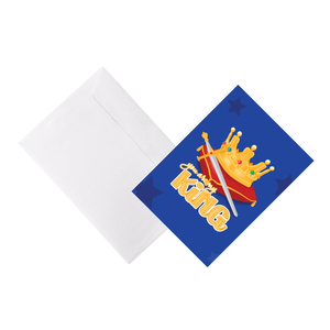 Tarjeta 3D Pop-Up, Papá es Rey, Tarjeta de Felicitación 3D para el Día del Padre, Manualidades de Papel, Tarjetas Pop-Up 3D, Tarjeta Hecha a Mano - Product Image 3
