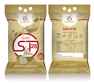 พระอาทิตย์ขึ้น ST25ข้าวขาวเมล็ดยาวจากเวียดนาม | บรรจุภัณฑ์ OEM | คุณภาพการส่งออก (WA + 84986778999 Mr. David) - Product Image 1