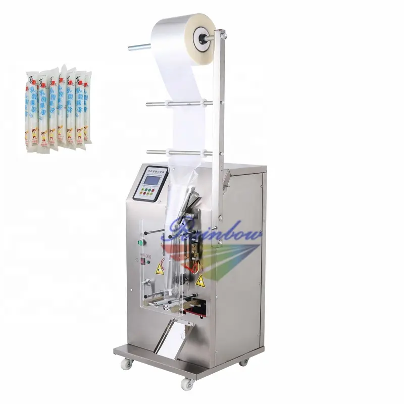 Machine de conditionnement de remplissage liquide de sachet en plastique tout-en-un