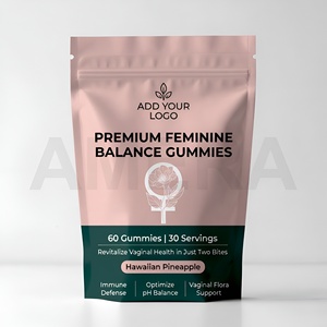 Prix d'usine Gummies pour l'équilibre féminin, étiquette privée, logo personnalisé, fabricant de compléments alimentaires - Product Image 1
