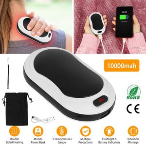 Scaldamani Portatile Ricaricabile 10000mAh con Torcia a Doppio Riscaldamento e 3 Livelli di Temperatura, Power Bank - Product Image 1