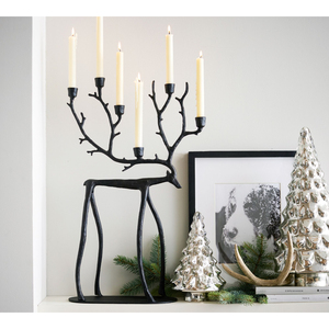 Support de Bougie Renne en Promotion pour Décoration de Noël, Bougeoir Moderne Fait Main pour Table de Salon - Product Image 4