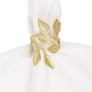 Traditional Brass Napkin Ring for Wedding Formal Dinner <b>Table</b> Enhancing <b>Table</b> Presentation Classic Luxury Napkin Holders - Product Image 4