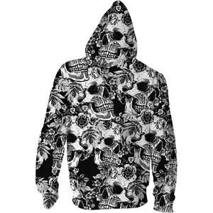 Sweat-shirt à capuche entièrement zippé pour homme, veste à capuche doublée de polaire, vêtement décontracté pour tous les jours - Product Image 6