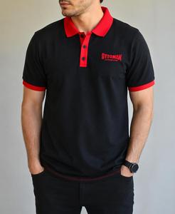 เสื้อโปโลคลาสสิกยูนิเซ็กซ์ของออตโตมัน คอร์ปอเรชั่น ปรับแต่งสีได้ พิมพ์โลโก้ แขนสั้น เนื้อผ้าระบายอากาศได้ดี คุณภาพสูง - Product Image 4