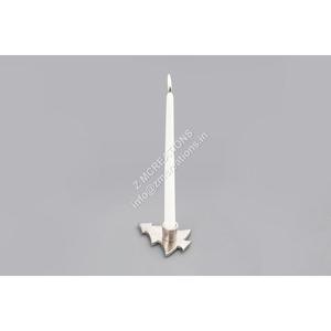 Support de bougie en métal artisanal pour sapin de Noël, nickelé, fait main, pour mariage, Pâques, Noël, décoration de la maison - Product Image 1