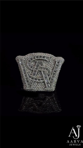 Custom Moissanite Eternity Band <b>Crown</b> Style Hip Hop Pave Set 925 Sterling <b>Silver</b> Unisex Wedding & Party Jewelry - Product Image 6