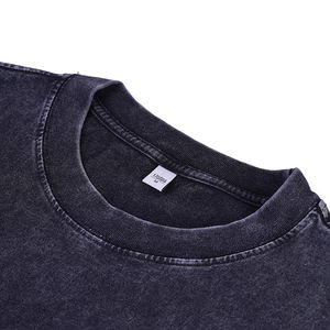 Camiseta sin mangas de algodón pesado para hombre, transpirable, ecológica, con cuello redondo, 180g, color liso, estilo vintage lavado, corte muscular, precio económico - Product Image 6