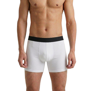 Calzoncillos Boxer Deportivos de Color Sólido para Hombre, Transpirables, Talla Grande, Sin Costuras, de Seda Helada, Ropa Interior Delgada de Algodón Orgánico para Hombre - Product Image 2