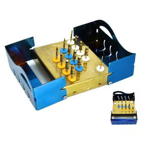 Kit de Instrumentos Quirúrgicos Manuales para Densofibrilación Ósea Stranger, Juego de 13 Piezas, Color Azul y Dorado - Product Image 2