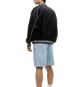 Veste universitaire en satin 100% polyester personnalisée avec logo d'équipe sportive et de club, lettreman, pour hommes - Product Image 2