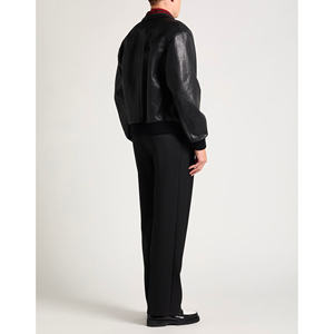 Blouson Bomber Unisexe Oversize en Coton à Col Montant, Style Universitaire, Design Unique avec Broderie Frontale, Style Urbain Hiver - Product Image 3