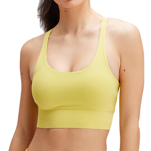 High-Performance Medium Support Sports Bra Women Lightweight Four-Way Stretch Eco-Friendly Breathable Quick Dry Seamless Fitness - Product Image 2
