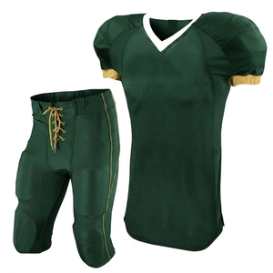 Ensemble de maillot de football américain blanc pour homme, col en V, manches courtes, maille respirante, coupe athlétique, adulte, toutes saisons - Product Image 6