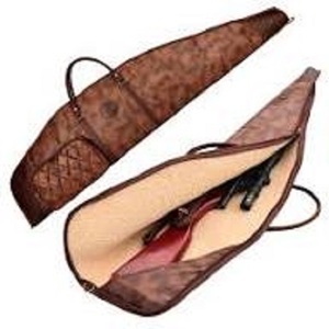 Bolsa de Transporte Larga de Cuero Vacuno, Estuche de Almacenamiento para Equipo de Exterior, Correa de Hombro Ajustable, Bolsa de Viaje Multiusos - Product Image 2