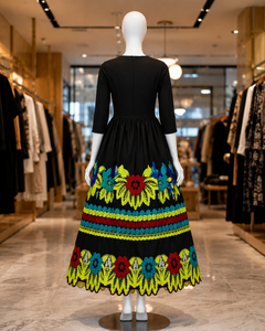 New Design Islander Style Micronesia Skirt Chuuk Guam Marshall Mumu Embroidery Fabrics Skirts Quality Micronesian Skirts - Product Image 6